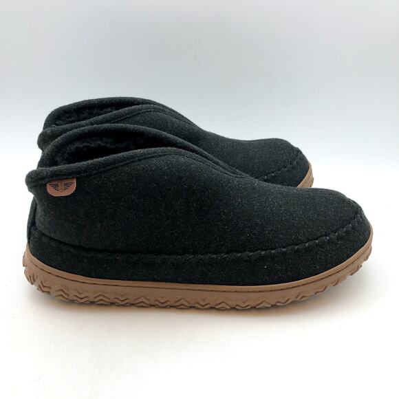 Dockers Mens Rugged Slip-On Slipper Boots US 10 Grey Wool Round Toe NIB - Picture 2 of 10